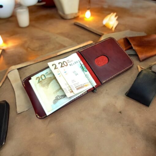 Billetera Nova Clip Wallet Vinotinto - Imagen 2